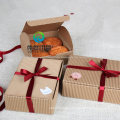 Custom Printing Hot Sale Recycle Kraft Paper Cake Packaging Box